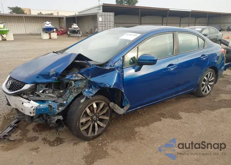 2015 Honda Civic Ex-L z USA, uszkodzony, nr VIN 19XFB2F91FE240969